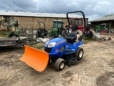 2012 ISEKI TXG237 4WD COMPACT TRACTOR WITH 54" UNDERSLUNG DECK AND FRONT SNOW BLADE *PLUS VAT*