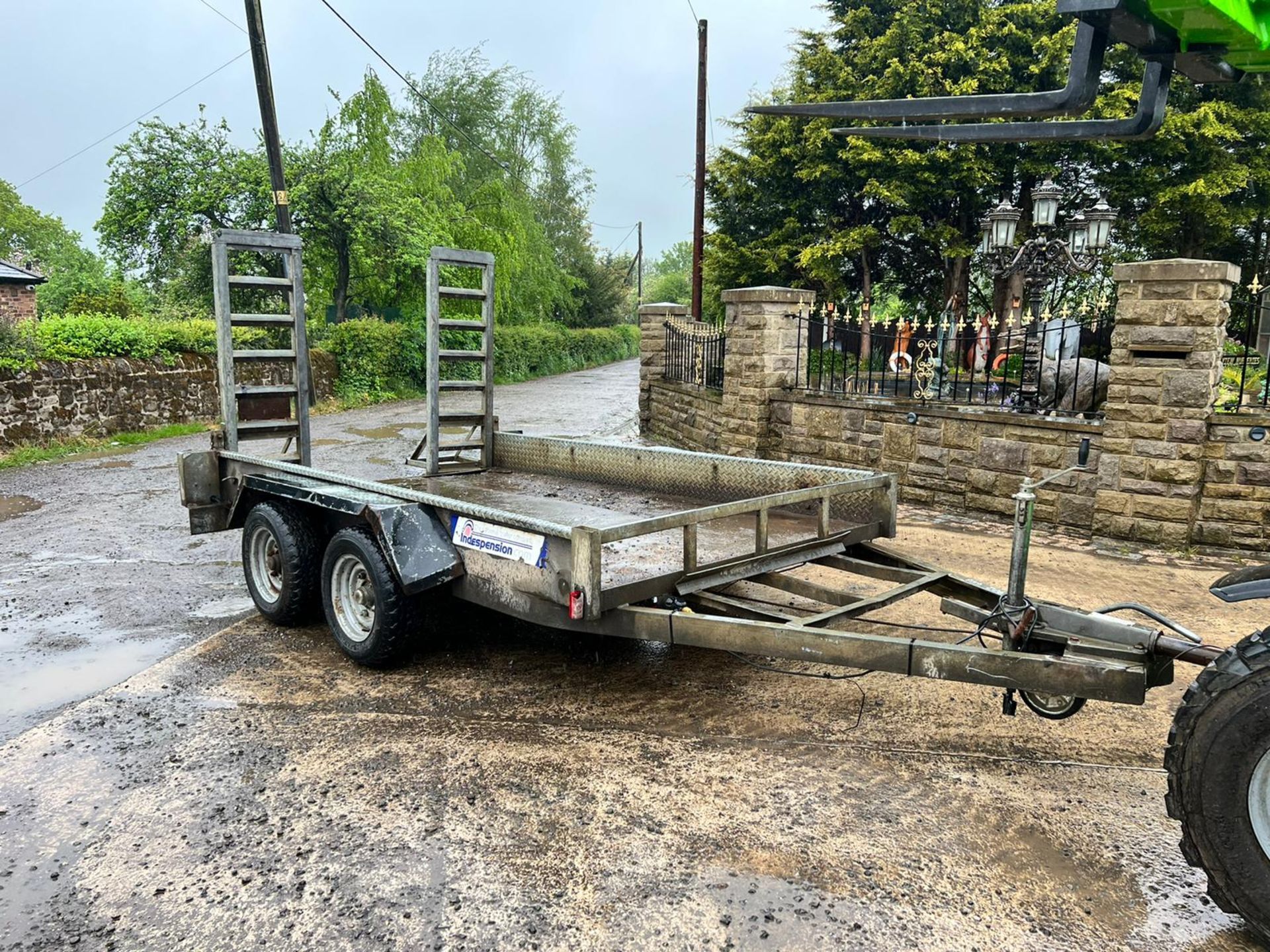 Indespension 3.5 Ton Twin Axle Plant Trailer Tows Well Jockey Wheel *PLUS VAT* - Image 3 of 12