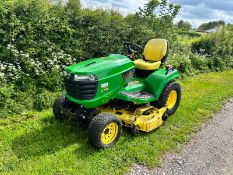 2013 John Deere X758 24HP 4WD Ride On Mower, Runs Drives And Cuts, Showing A Low 950 Hours!