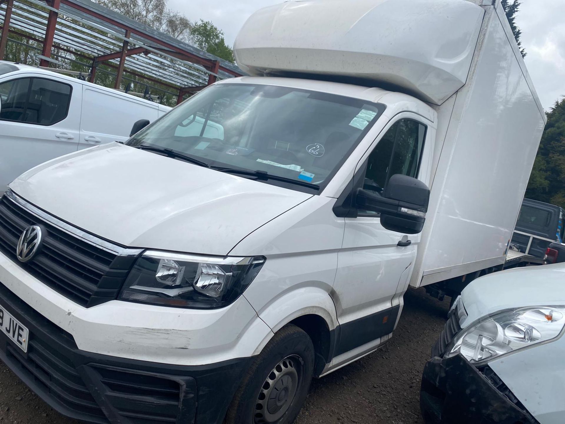 2018/68 VOLKSWAGEN CRAFTER CR35 STARTLINE TDI WHITE LUTON VAN, 116K MILES *PLUS VAT* - Image 2 of 4