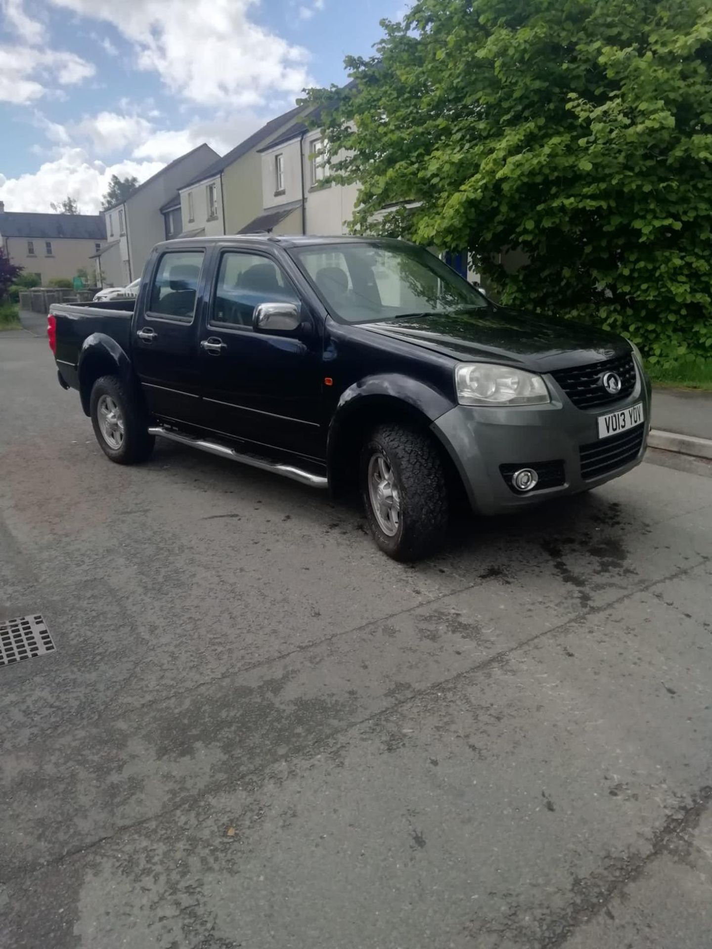 2013 GREAT WALL STEED S TD 4X4, BLACK PICK UP *NO VAT*