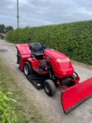COUNTAX A25-50HE GARDEN TRACTOR RIDE-ON LAWN MOWER WITH DETACHABLE SNOW PLOUGH *NO VAT*