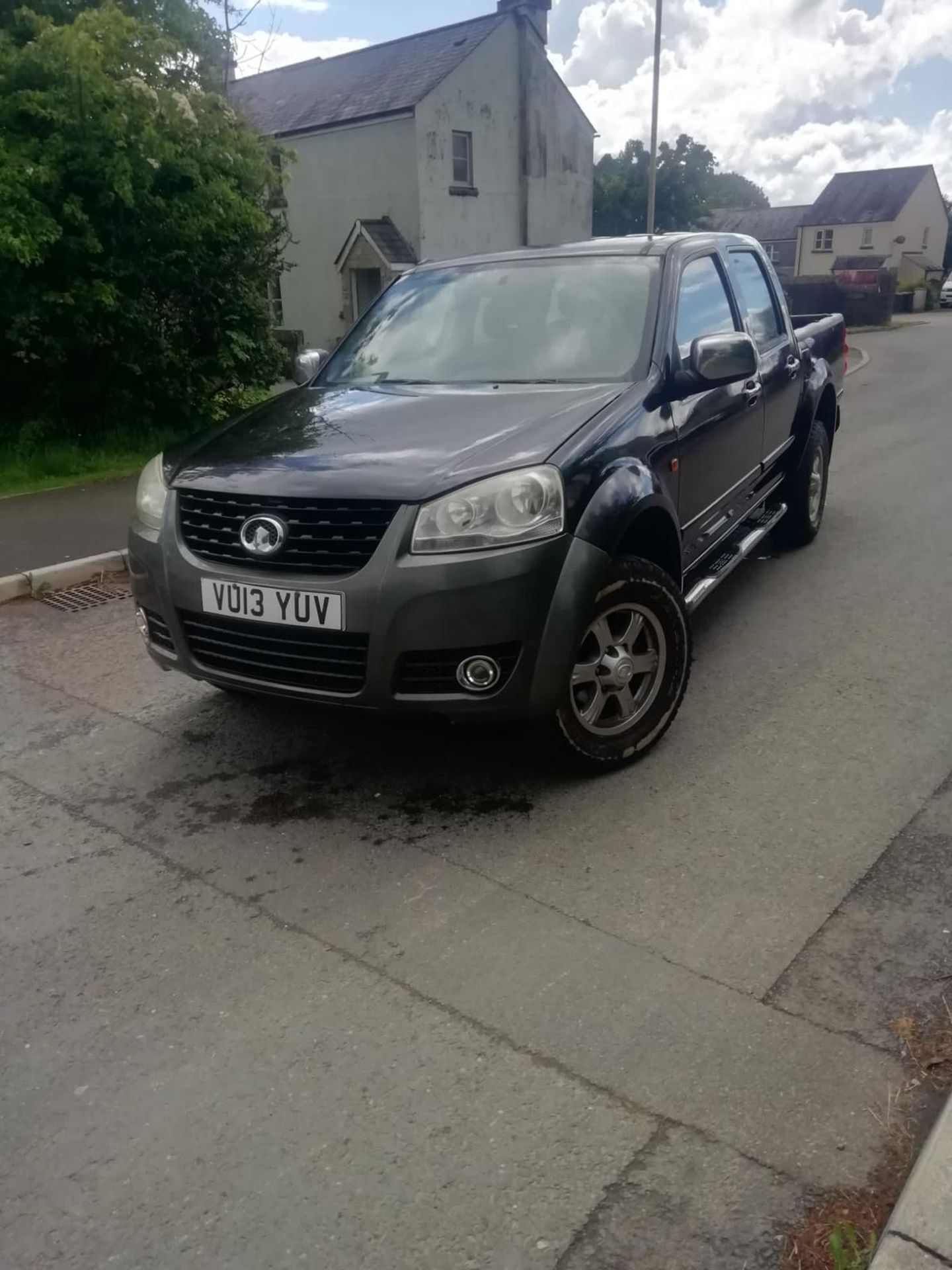 2013 GREAT WALL STEED S TD 4X4, BLACK PICK UP *NO VAT* - Image 2 of 5