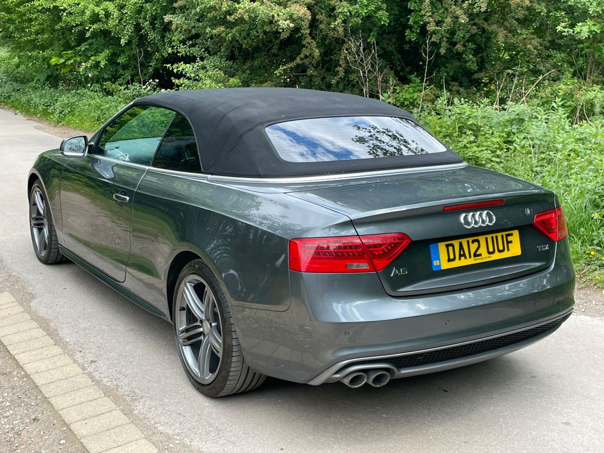 2012 AUDI A5 S LINE TDI CVT GREY CONVERTIBLE, 2.0 DIESEL *NO VAT* - Image 6 of 12