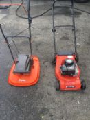 2 x LAWN MOWERS, FLYMO L470, SOVEREIGN, UNTESTED *NO VAT*