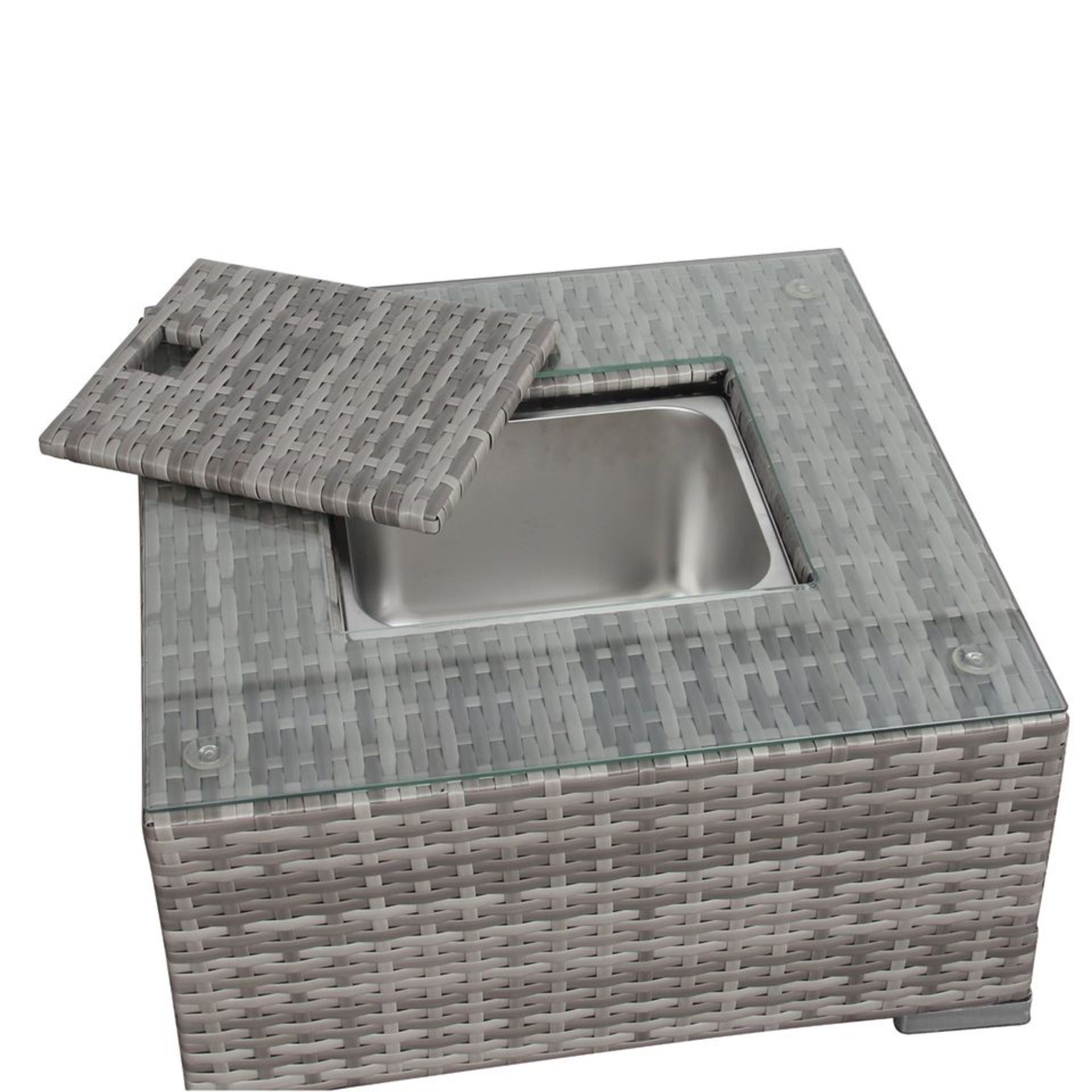 Brand new sets of garden furniture with ice storage box built into the table, RRP £999 *PLUS VAT* - Image 2 of 6
