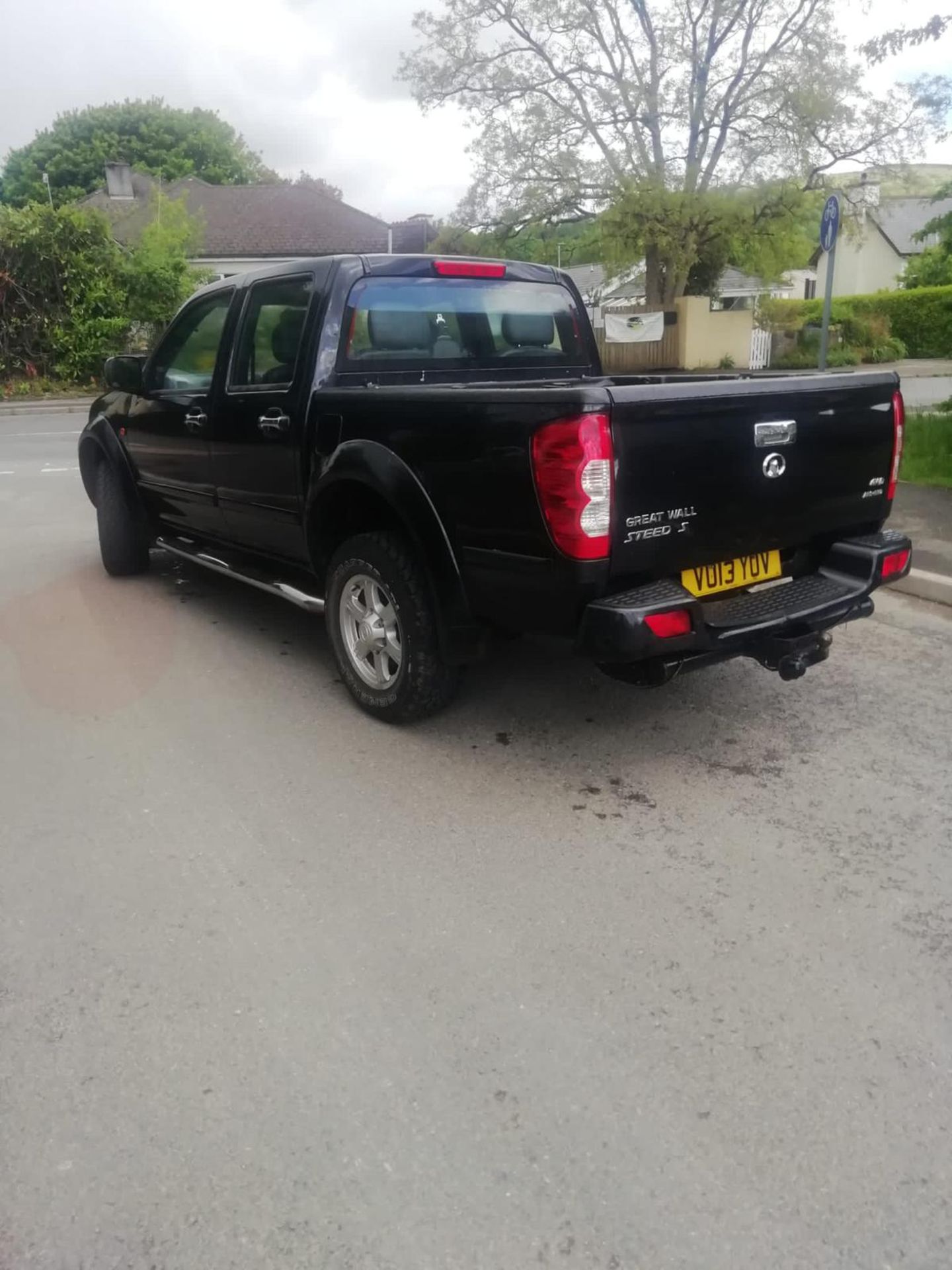 2013 GREAT WALL STEED S TD 4X4, BLACK PICK UP *NO VAT* - Image 3 of 5