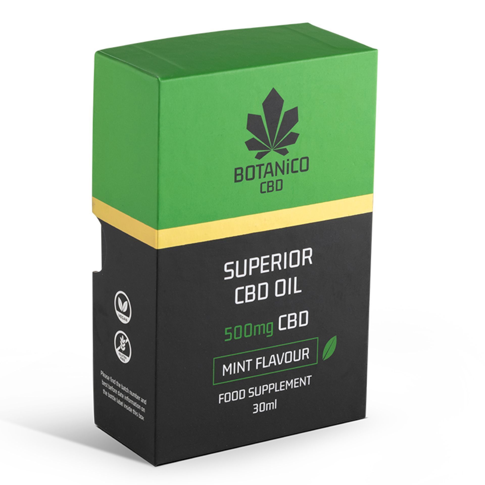 BTC - 5 BOTTLES OF 30ml MINT 500mg CBD OIL *PLUS VAT*  Our products are produced using the highest - Image 4 of 4