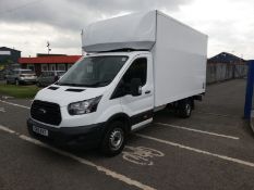 2019 FORD TRANSIT 350 WHITE LUTON, EURO 6, TAIL LIFT *PLUS VAT*