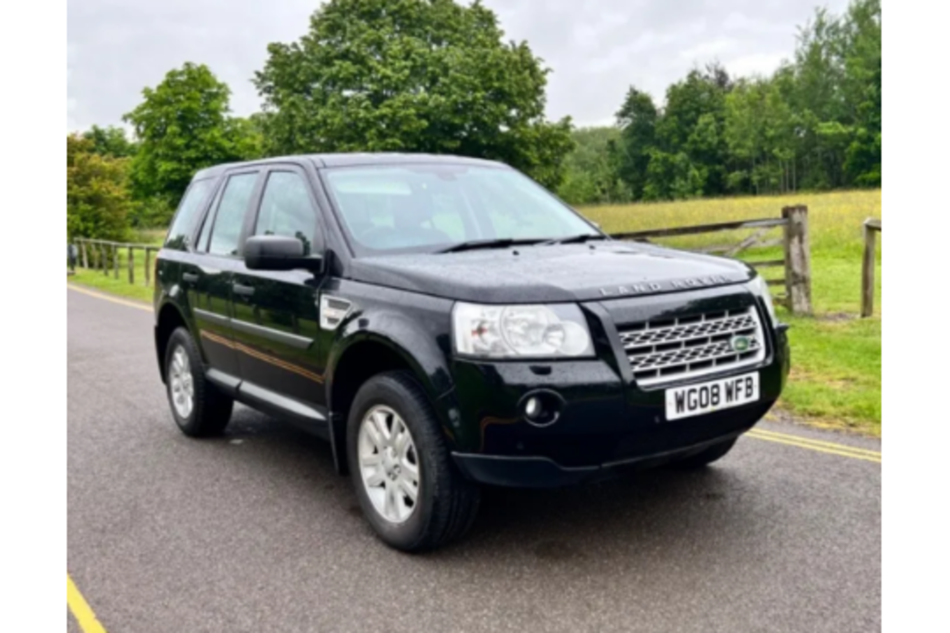 2008 LAND ROVER FREELANDER XS TD4 BLACK ESTATE *NO VAT* - Image 2 of 12