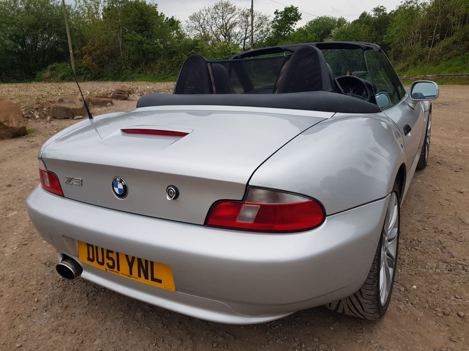 2001/51 BMW Z3 SILVER CONVERTIBLE, 2 KEYS, NEW WINDSCREEN, WIPERS, BUMPER INDICATOR LENSES *NO VAT* - Image 7 of 68