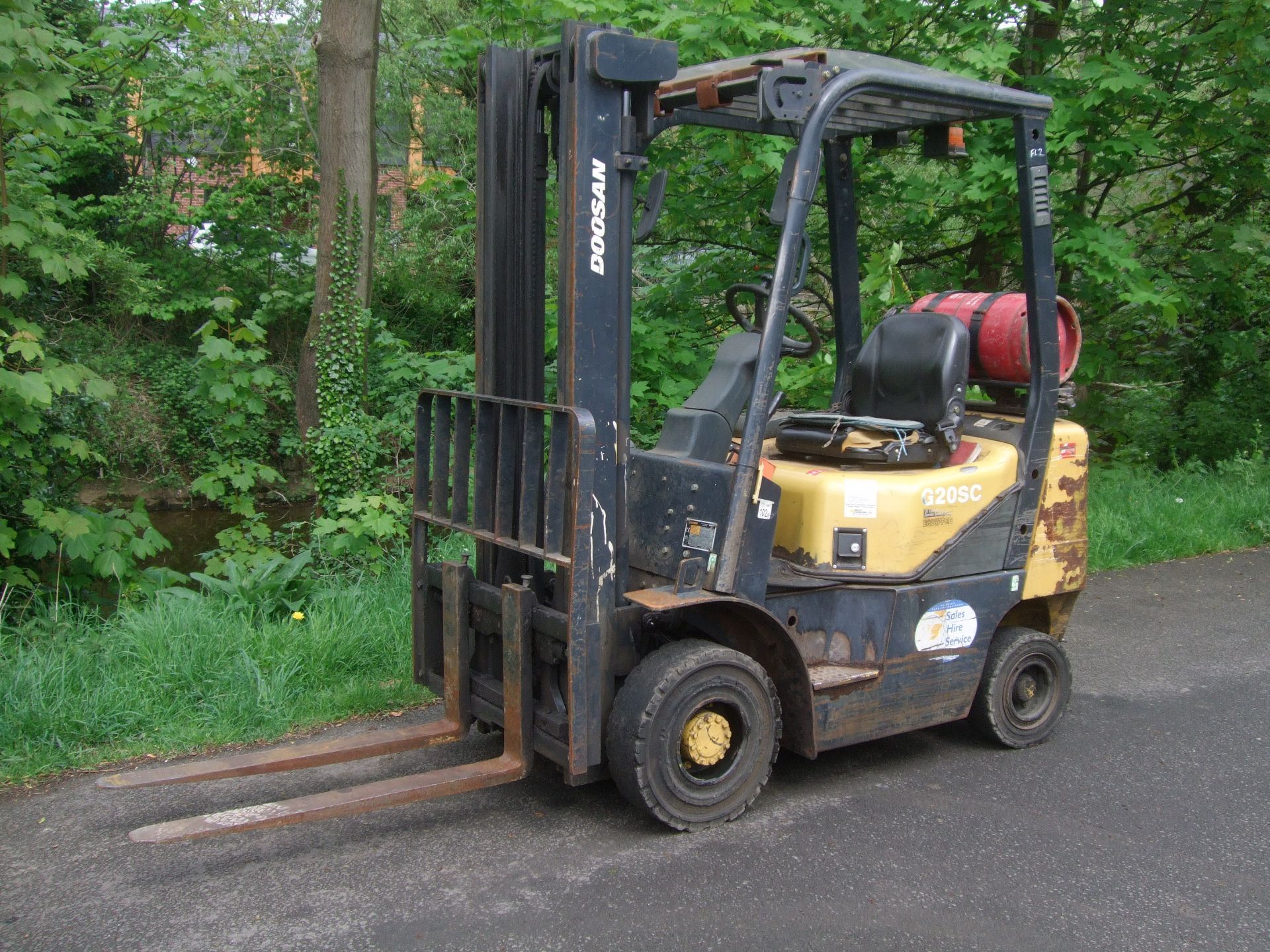 Doosan G20 SC Gas Forklift Duplex mast Side Shift *PLUS VAT* - Image 5 of 10