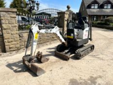 2020 Bobcat E10Z 1 Ton Mini Digger, Showing A Low 1127 Hours!X2 Buckets, Rubber Tracks "PLUS VAT"