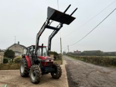 CASE 4230 84hp 4WD TRACTOR WITH FRONT LOADER, PALLET FORKS AND BUCKET *PLUS VAT*