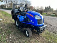 2012 Iseki SXG323 Diesel High Tip Ride On Mower, Runs Drives Cuts And Collects *PLUS VAT*