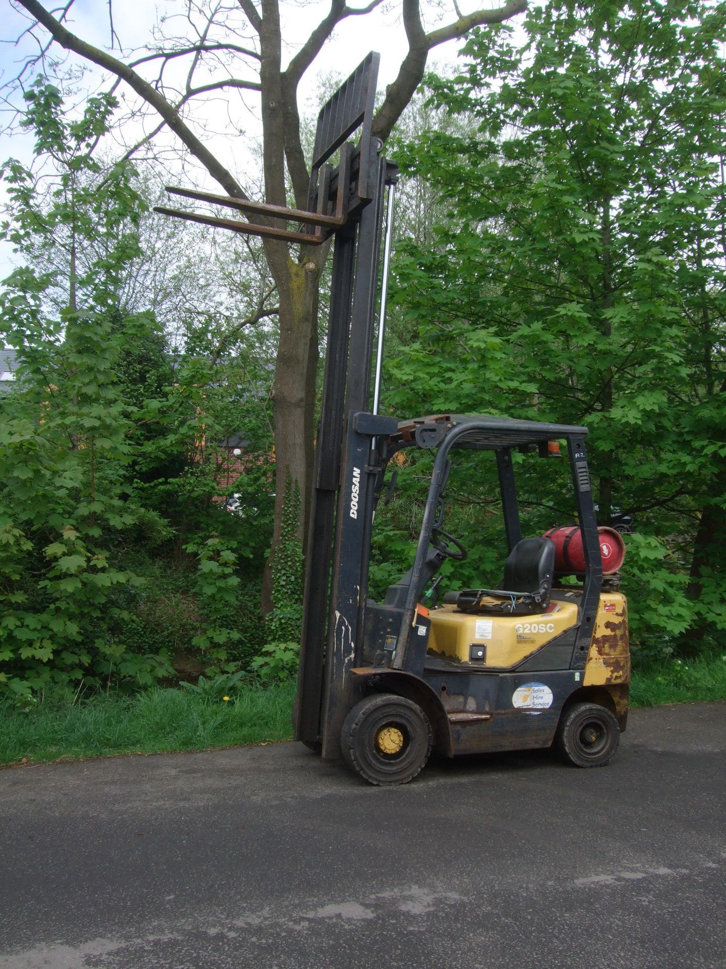 Doosan G20 SC Gas Forklift Duplex mast Side Shift *PLUS VAT* - Image 7 of 10