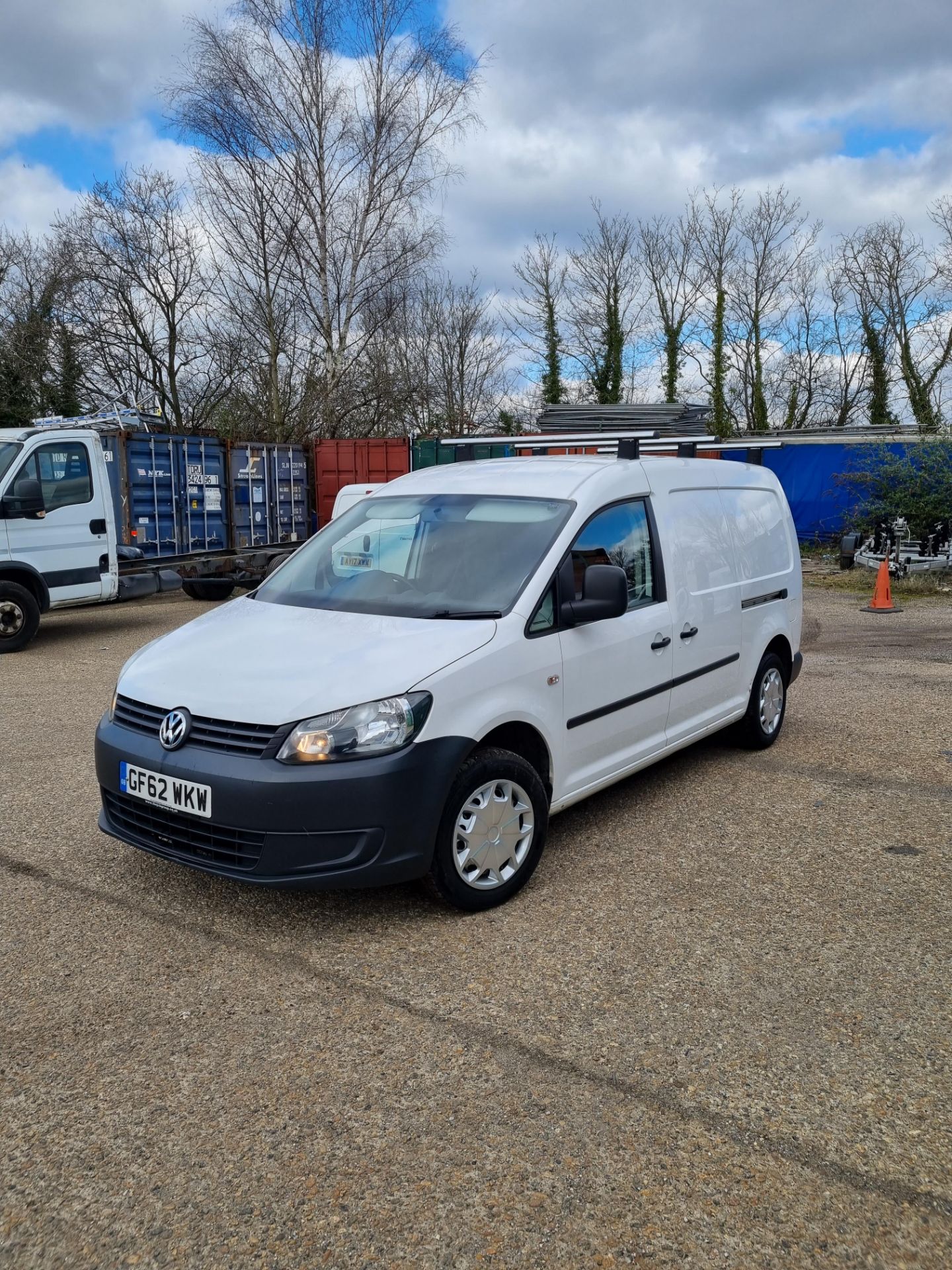 2012/62 VOLKSWAGEN CADDY MAXI C20 BLUE TECH TDI WHITE PANEL VAN, 176,756 MILES *PLUS VAT* - Image 2 of 8