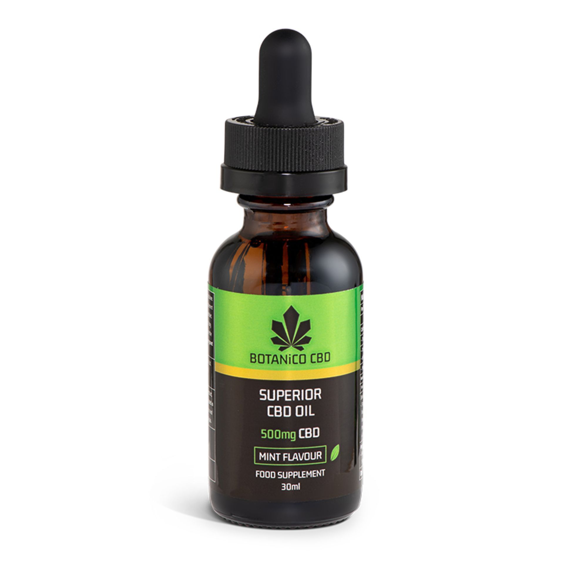 BTC - 5 BOTTLES OF 30ml MINT 500mg CBD OIL *PLUS VAT*  Our products are produced using the highest