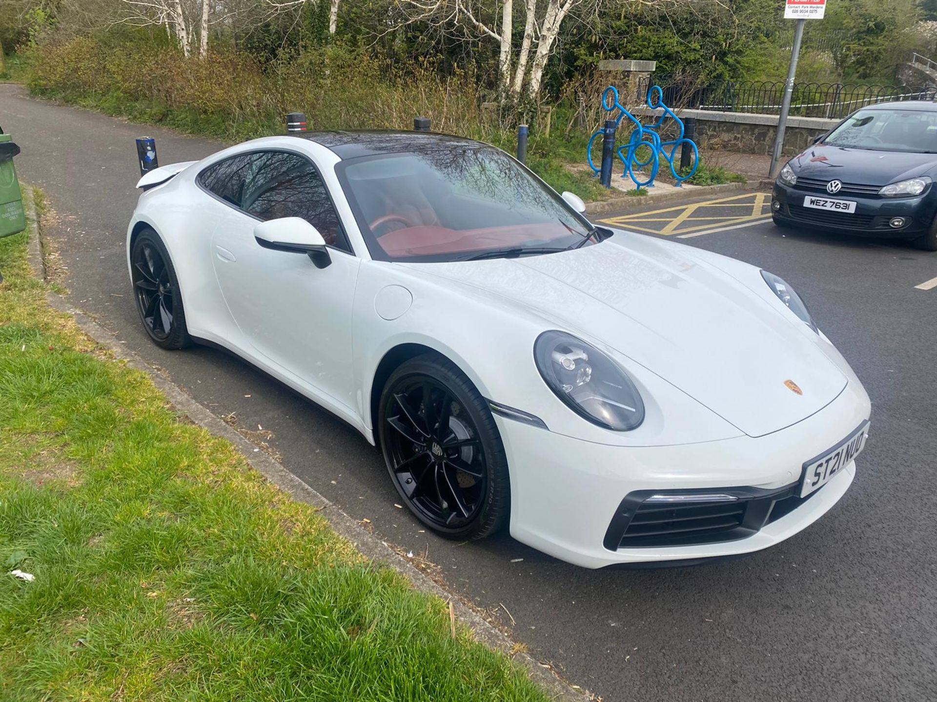 2021 PORSCHE 911 CARRERA AUTO WHITE COUPE, 10K MILES *PLUS VAT* - Image 2 of 12