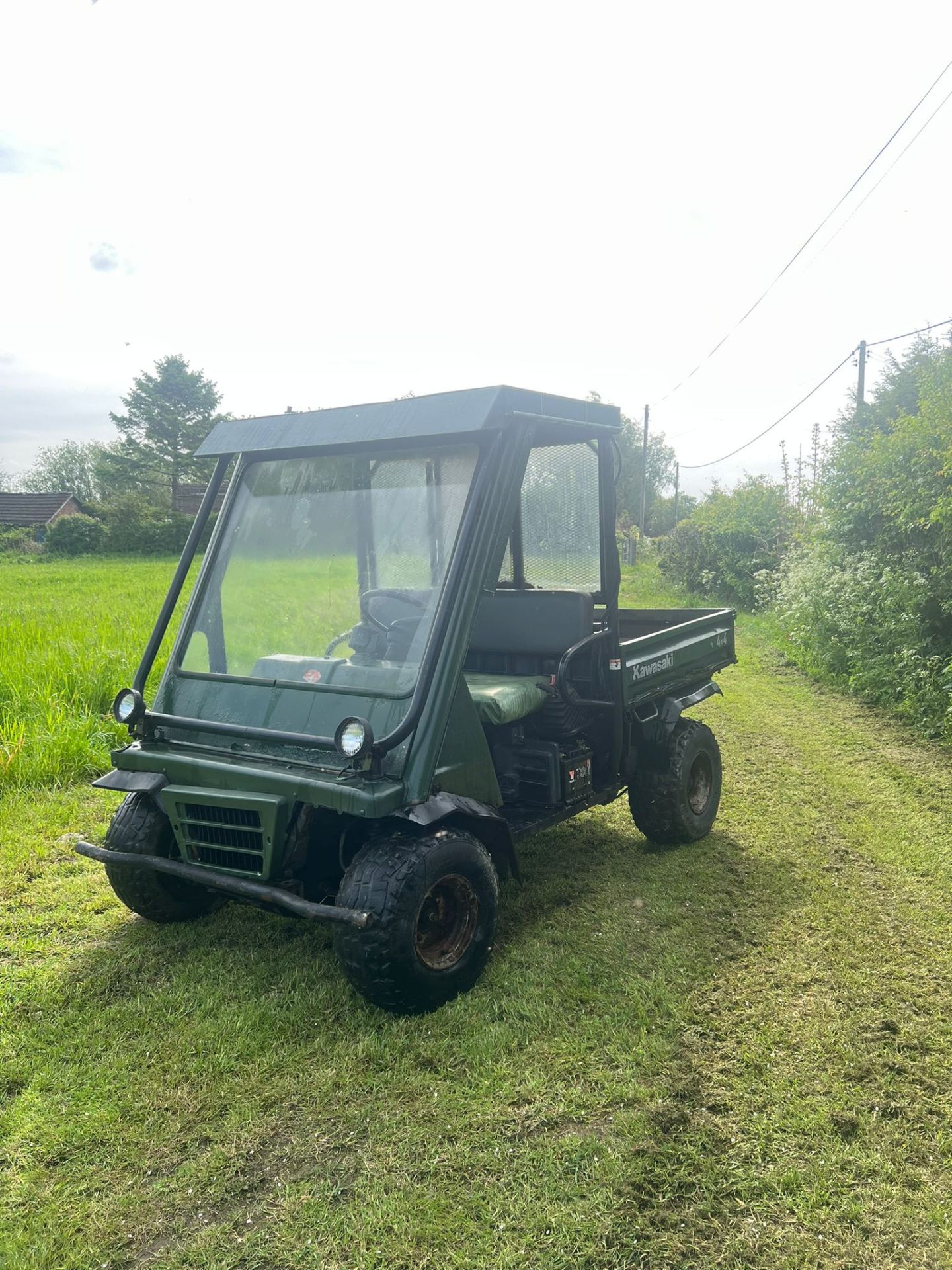 KAWASAKI DIESEL MULE RUNS AND DRIVES, 2 or 4 WHEEL "PLUS VAT" - Image 6 of 9