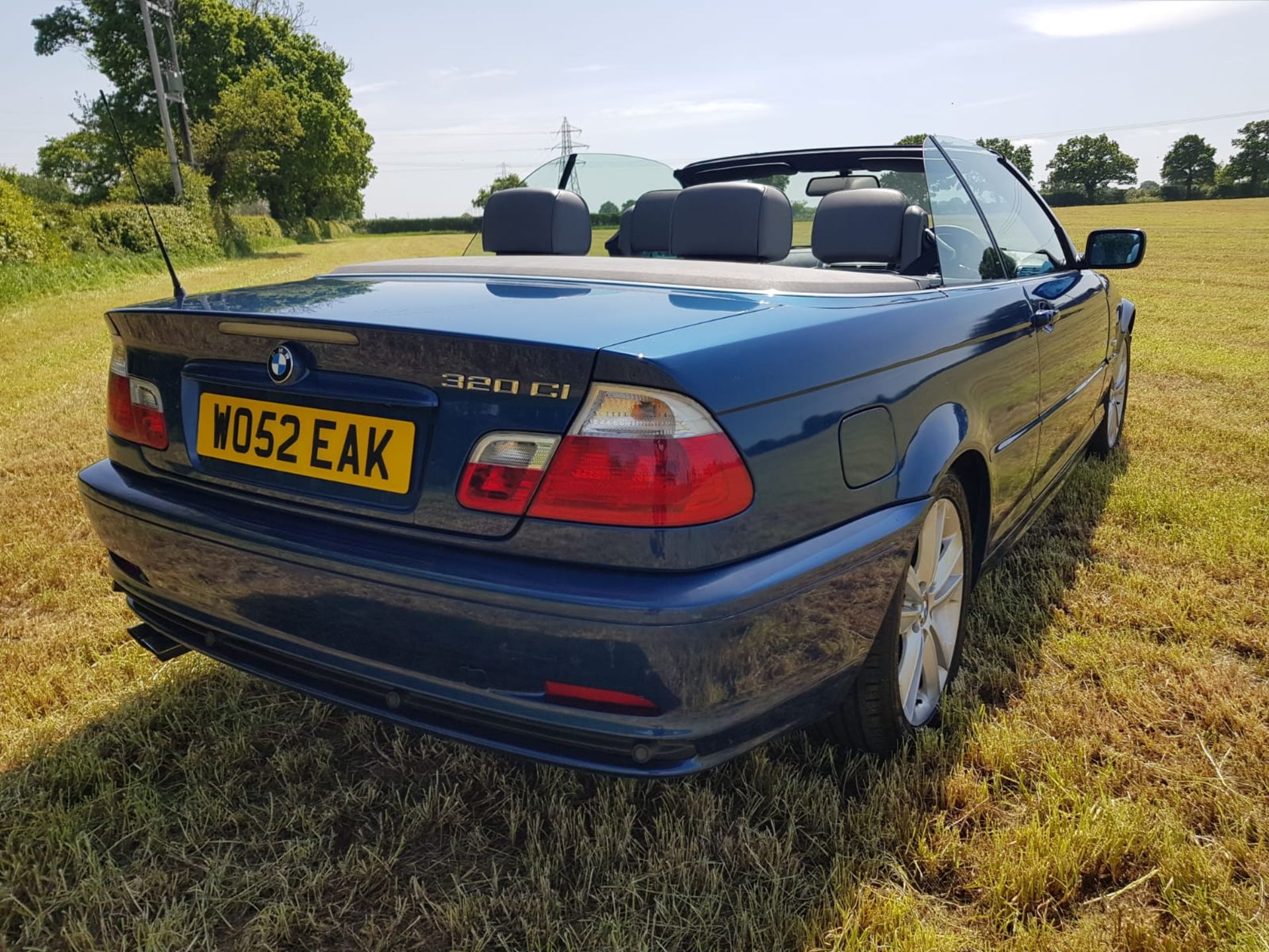 2002/52 BMW 320CI AUTO BLUE CONVERTIBLE, FULL SERVICE HISTORY, 2 KEYS *NO VAT* - Image 9 of 55