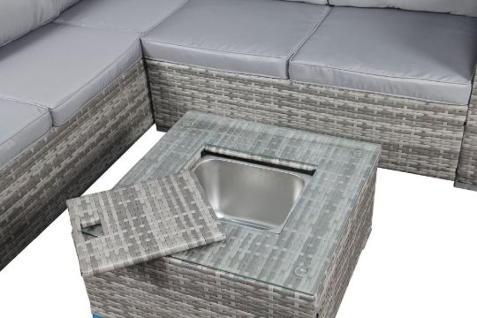 Brand new sets of garden furniture with ice storage box built into the table, RRP £999 *PLUS VAT* - Image 3 of 6