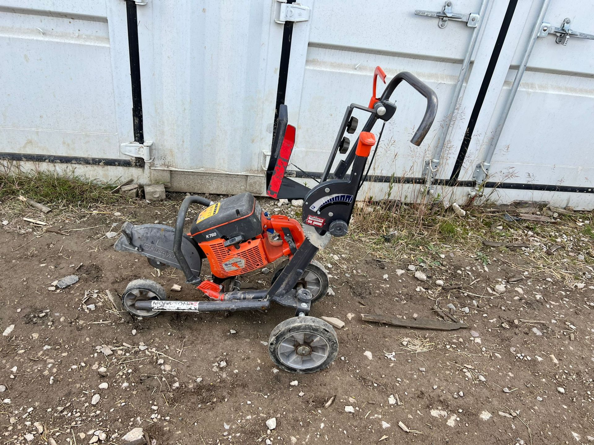 Husqvarna K760 Disc Cutter With 2015 Husqvarna KV760 Trolley *PLUS VAT* - Image 4 of 9