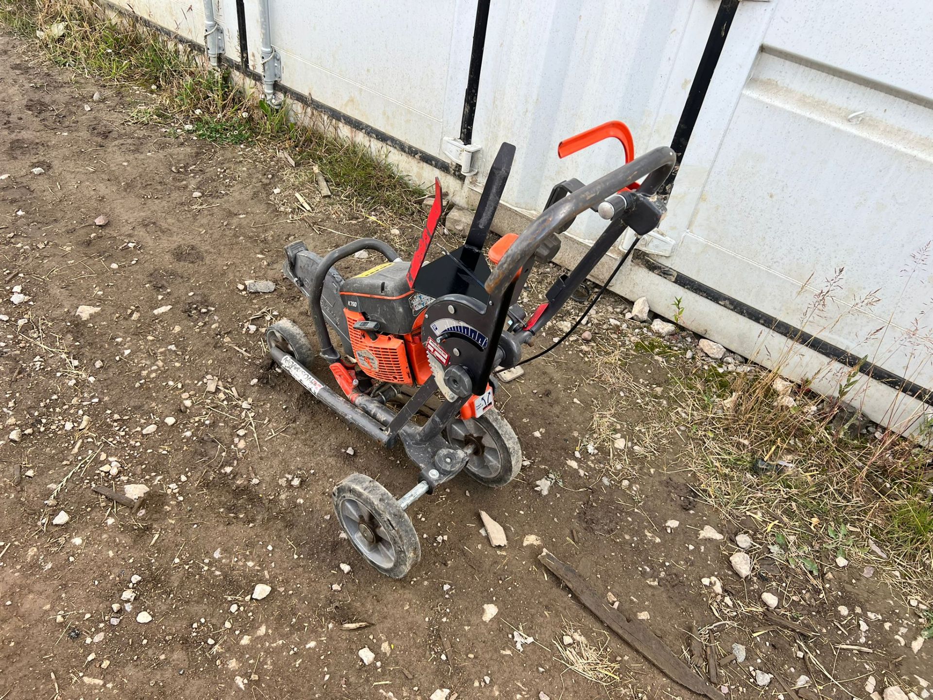 Husqvarna K760 Disc Cutter With 2015 Husqvarna KV760 Trolley *PLUS VAT* - Image 3 of 9