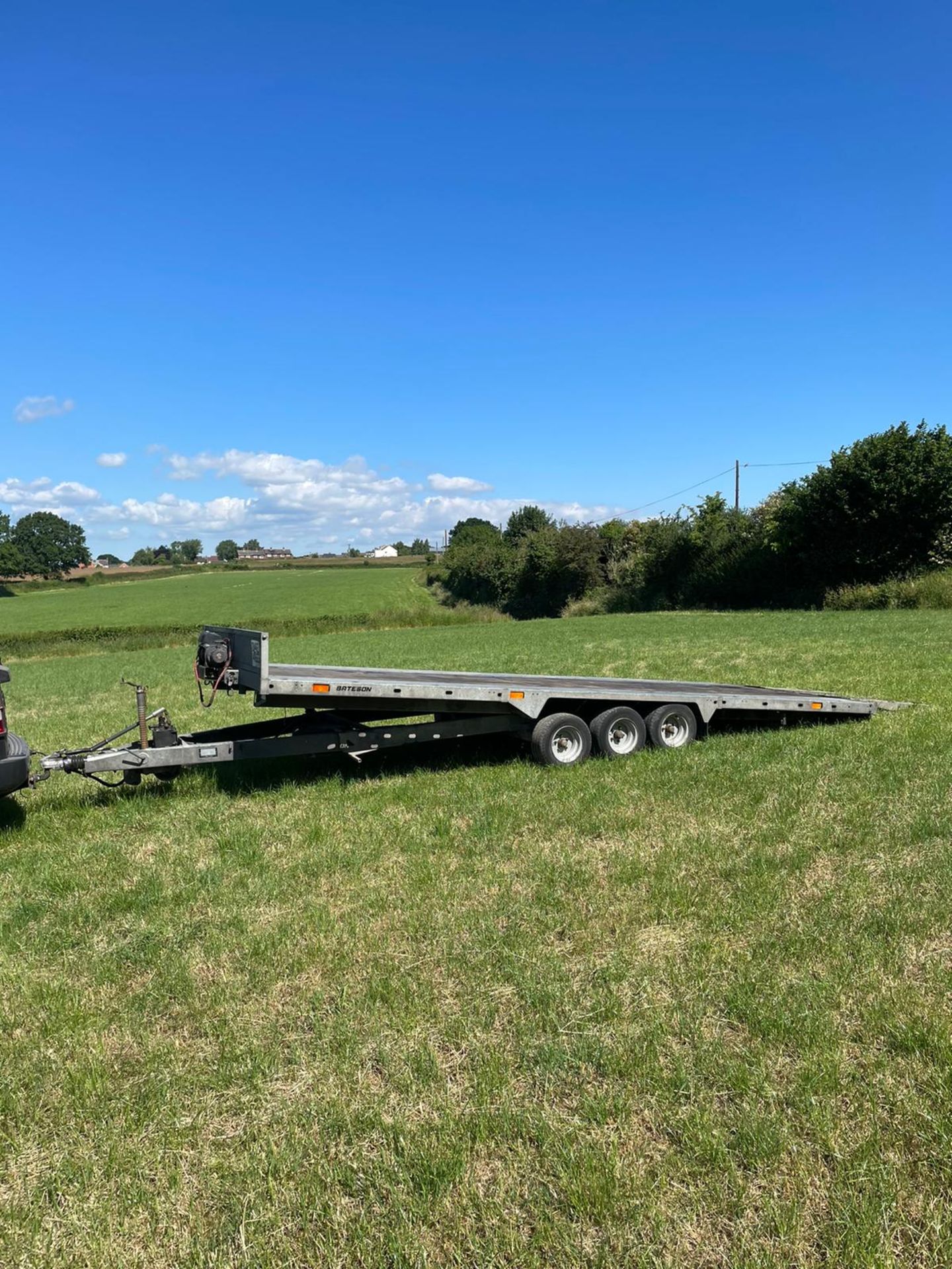 2019 BATESON 18FT TRI-AXLE TILT BED TRAILER 3500KG PAYLOAD *NO VAT* - Image 3 of 15