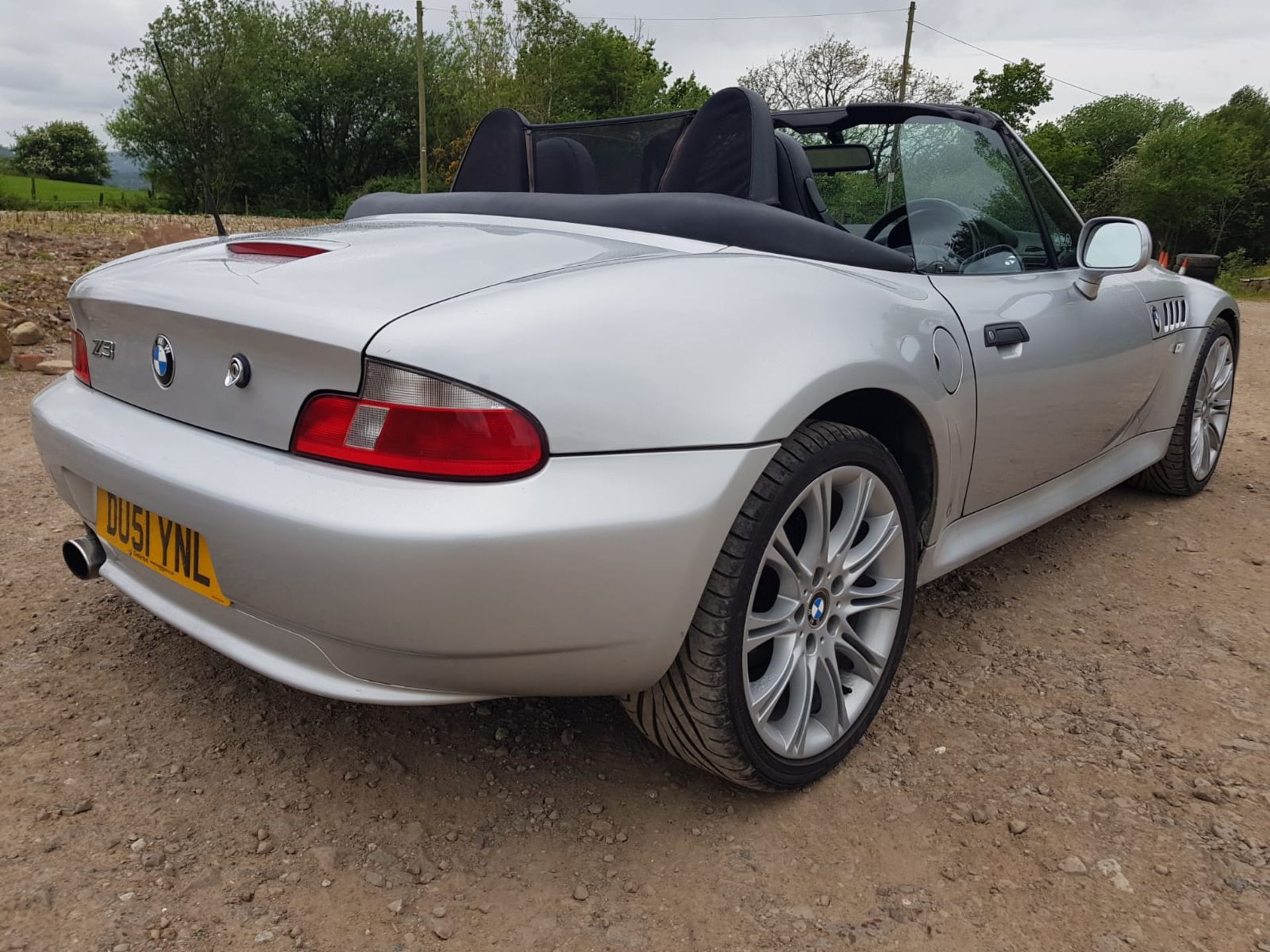 2001/51 BMW Z3 SILVER CONVERTIBLE, 2 KEYS, NEW WINDSCREEN, WIPERS, BUMPER INDICATOR LENSES *NO VAT* - Image 8 of 68