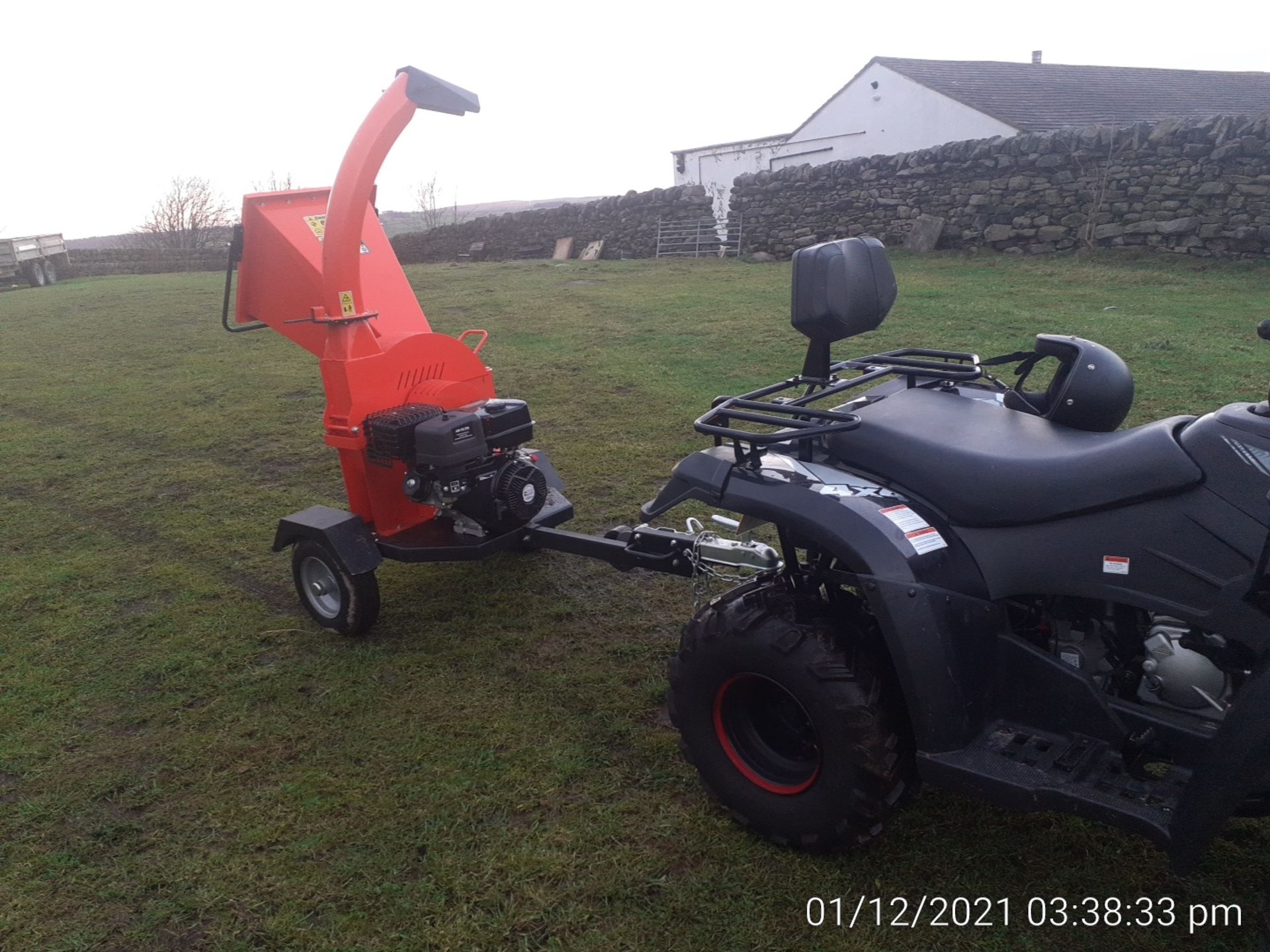 2022 Towable Petrol wood chipper low hours *PLUS VAT* - Image 6 of 9