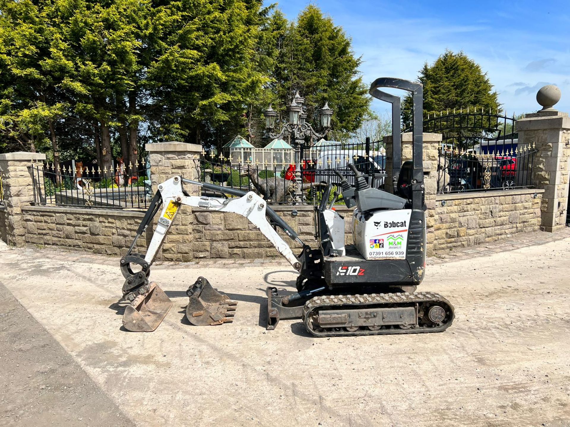 2020 Bobcat E10Z 1 Ton Mini Digger, Showing A Low 1127 Hours!X2 Buckets, Rubber Tracks "PLUS VAT" - Image 4 of 36