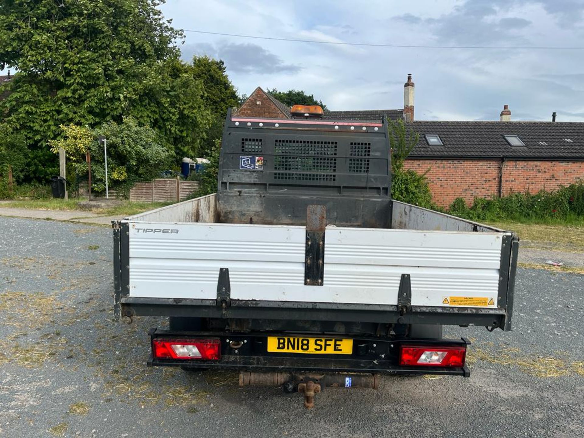 2018 FORD TRANSIT 350 WHITE CREW CAB TIPPER *PLUS VAT* - Image 11 of 14