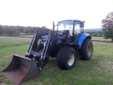 NEW HOLLAND T5.105 TRACTOR, 63 PLATE, 4WD, 6460 HOURS WARRANTED *PLUS VAT*