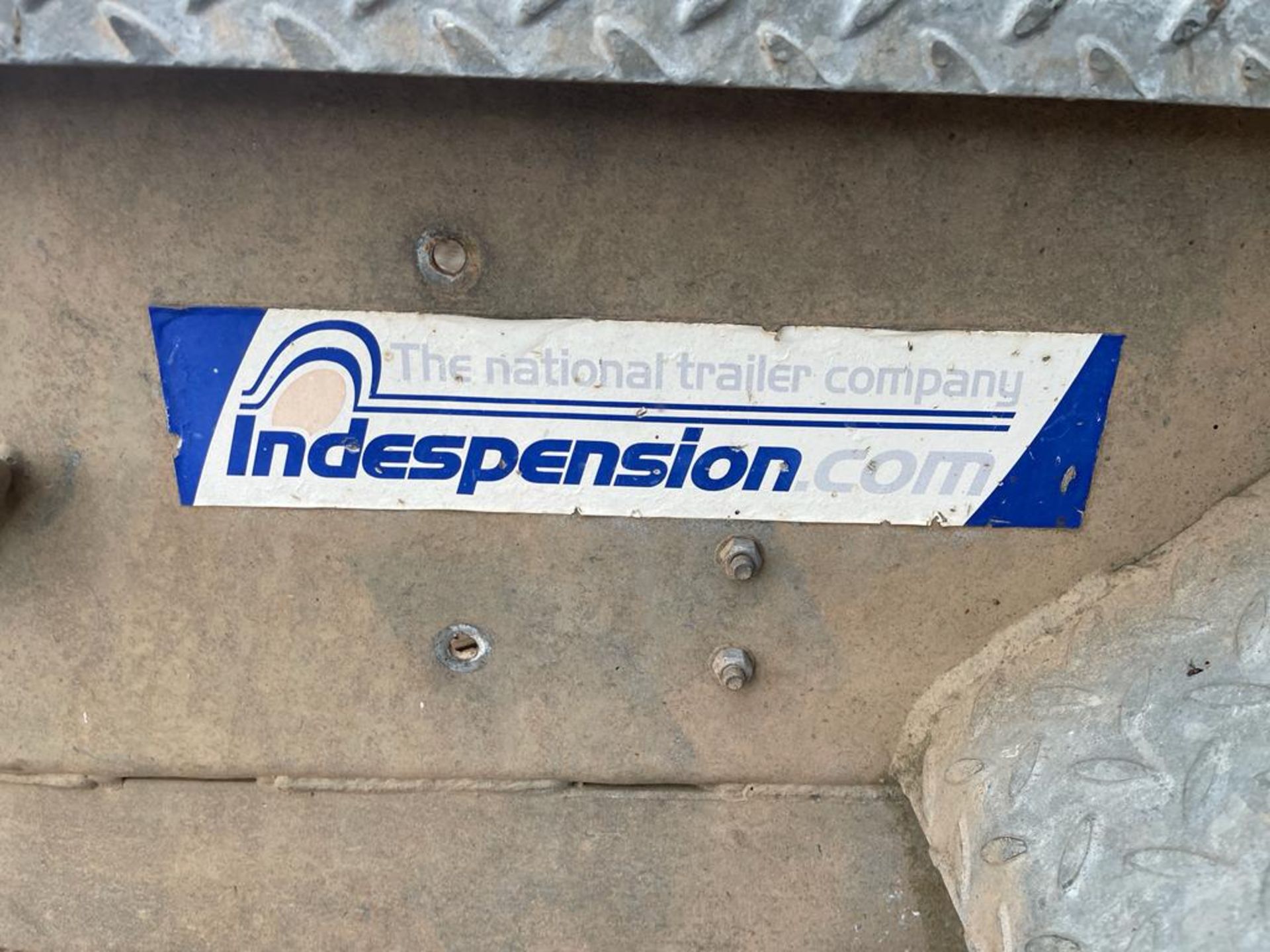 INDESPENSION PLANT TRAILER, 1600kg, 4'2" X 8'2" bed, Good condition *NO VAT* - Image 11 of 13