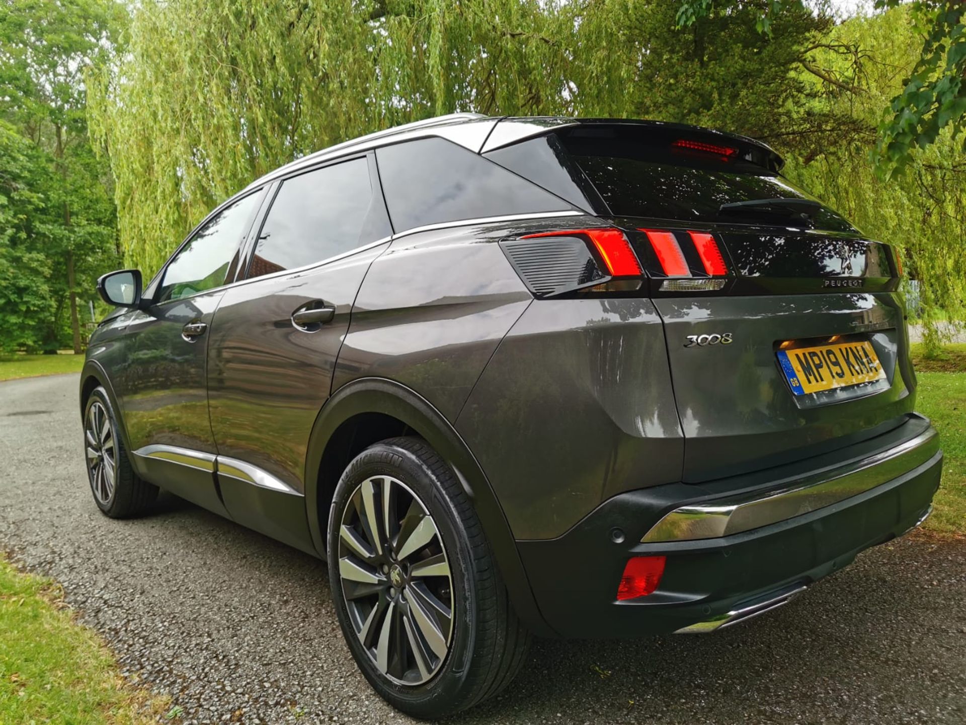 2019 PEUGEOT 3008 GT LINE PREM P-TECH S/S A GREY HATCHBACK *NO VAT* - Image 8 of 46