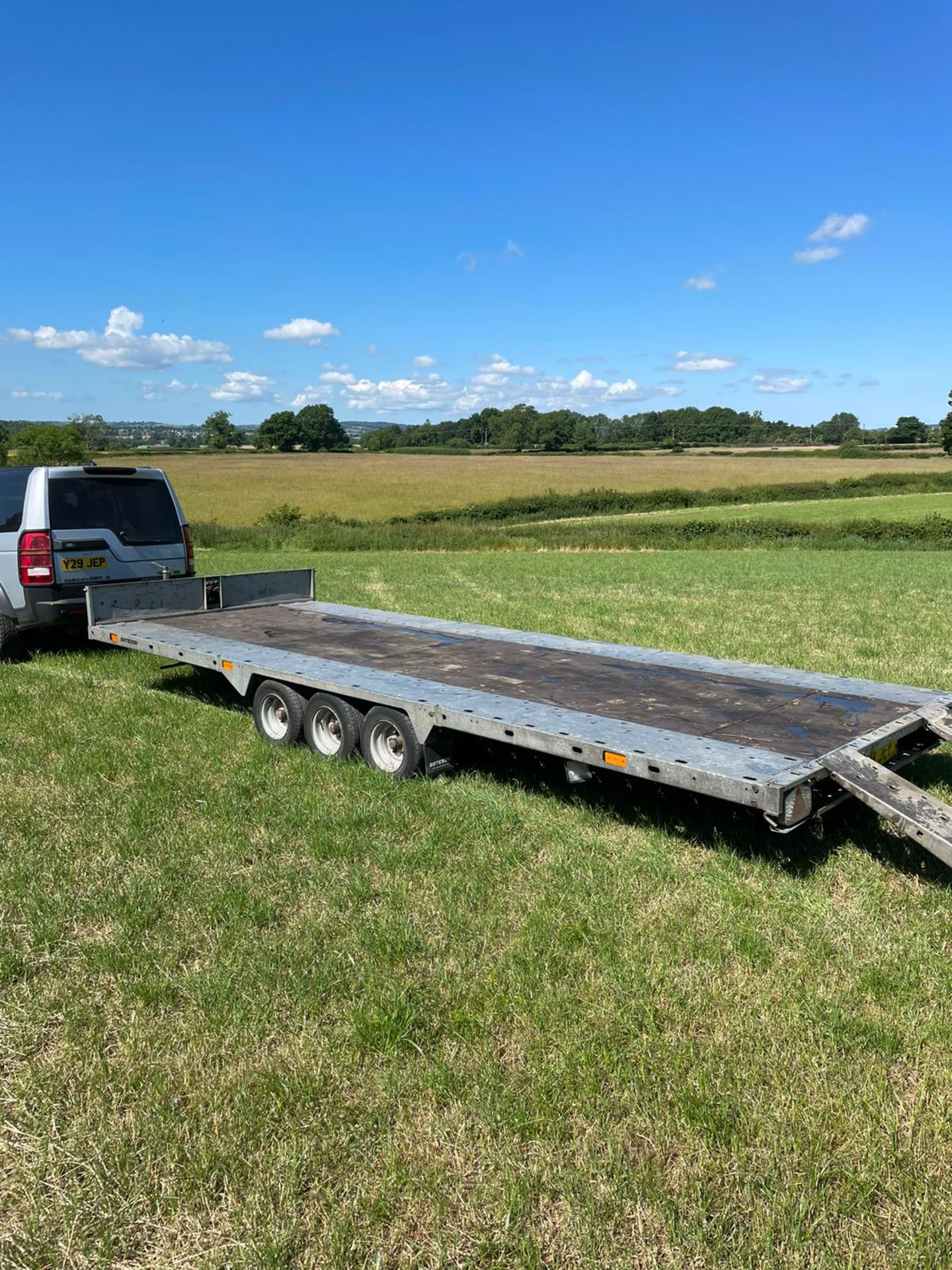 2019 BATESON 18FT TRI-AXLE TILT BED TRAILER 3500KG PAYLOAD *NO VAT* - Image 6 of 15