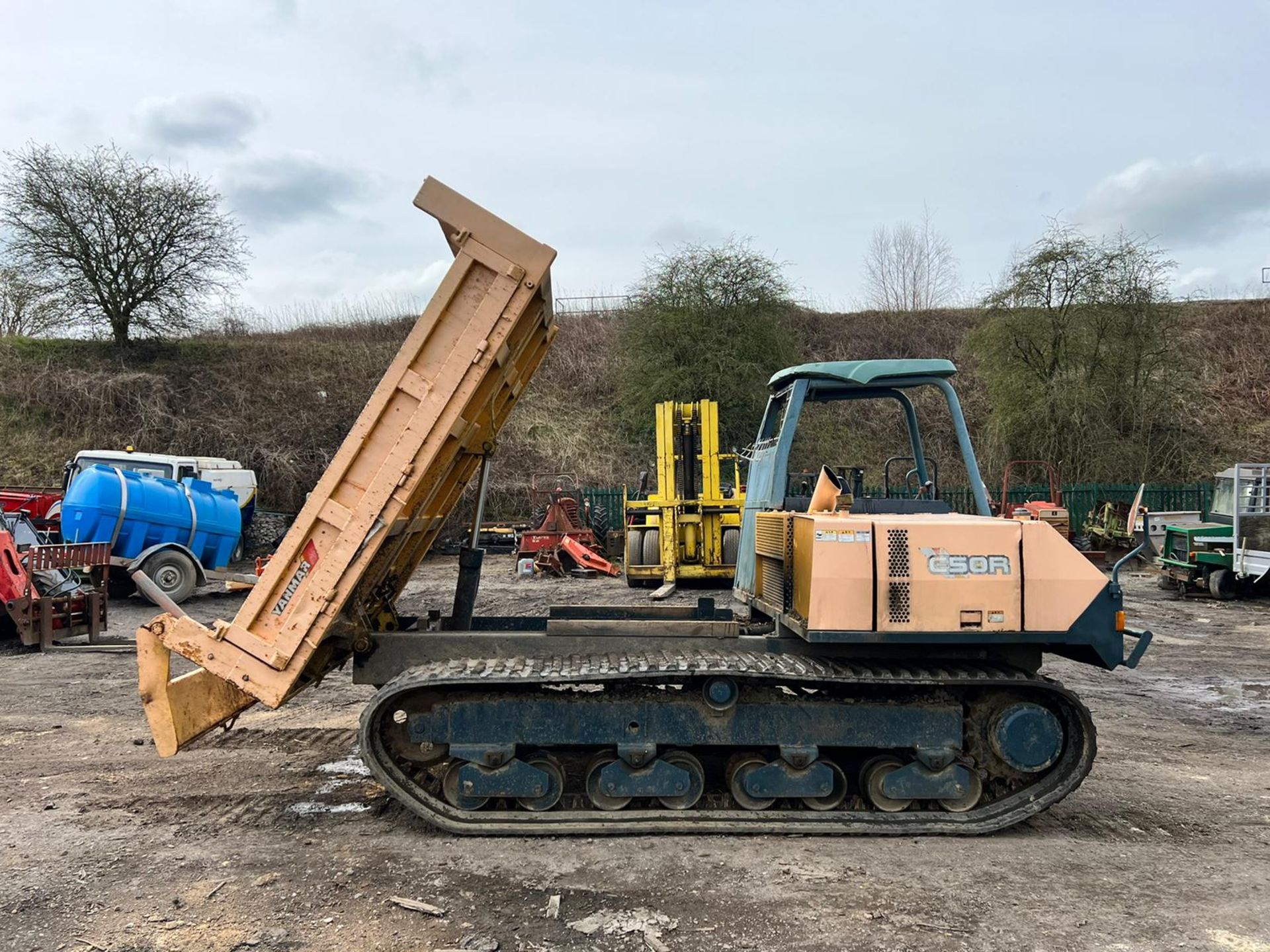 Yanmar C50R-2 5 Ton Reverse Drive Tracked Dumper, Runs Drives And Tips *PLUS VAT* - Image 7 of 19