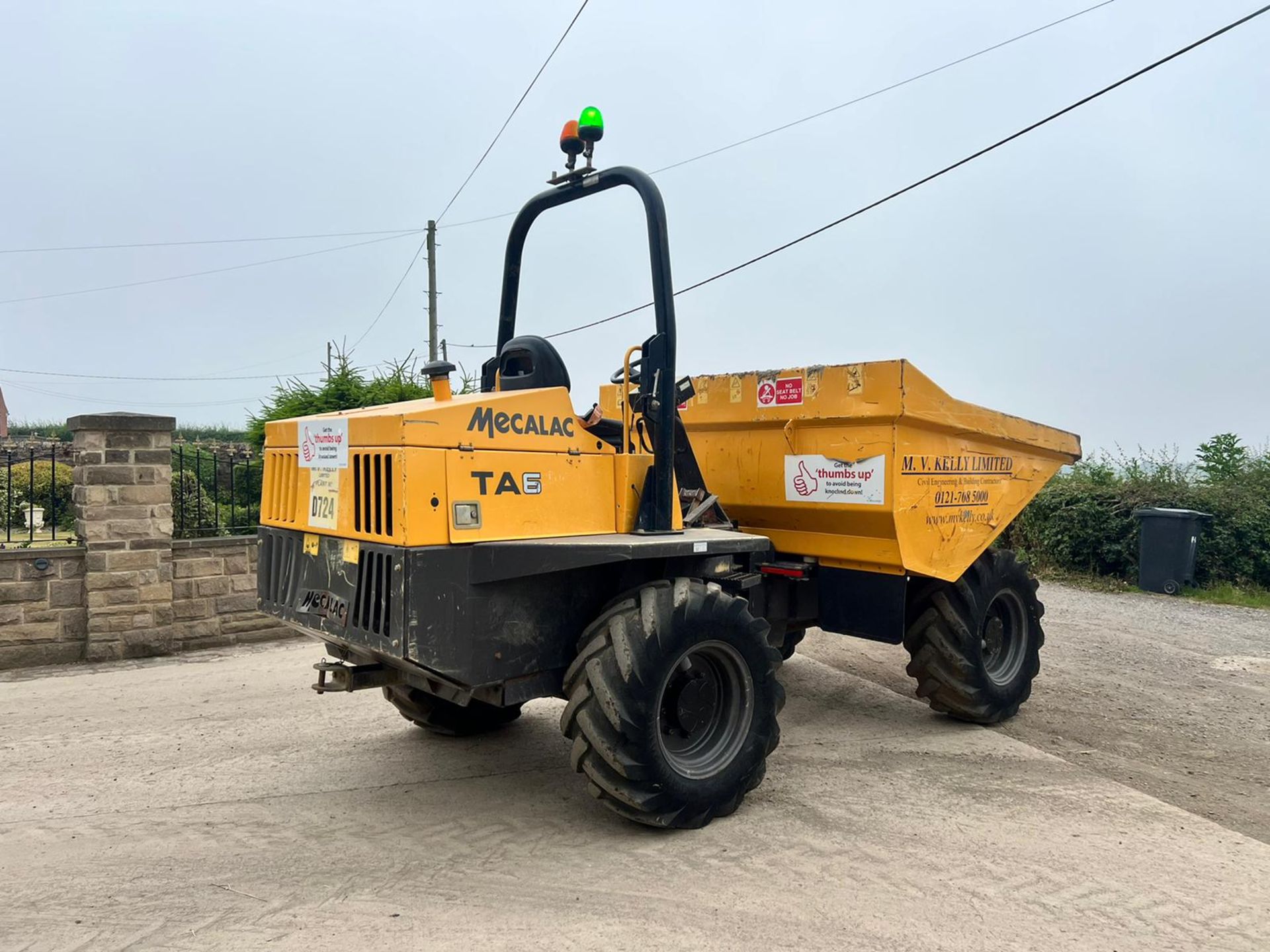 2018 Mecalac TA6 6 Ton 4WD Dumper *PLUS VAT* - Image 2 of 16