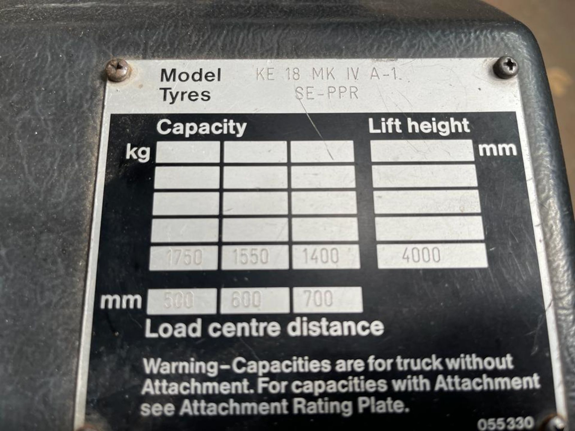 JUNGHEINRICH BOSS KE18 ELECTRIC FORKLIFT *PLUS VAT* - Image 6 of 9