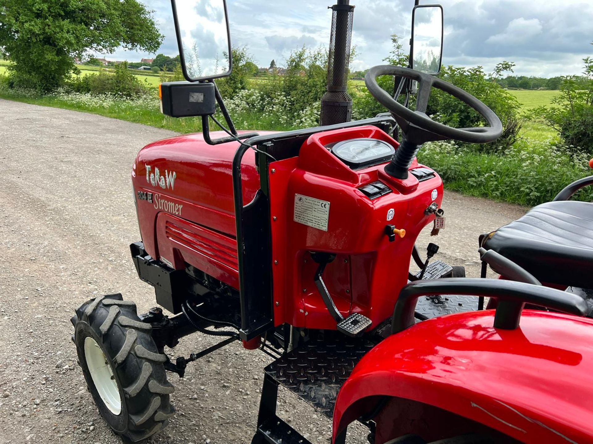 Siromer 204E 20HP 4WD Compact Tractor With 5FT Beaco Grass Topper - 68 Plate "PLUS VAT" - Image 7 of 21