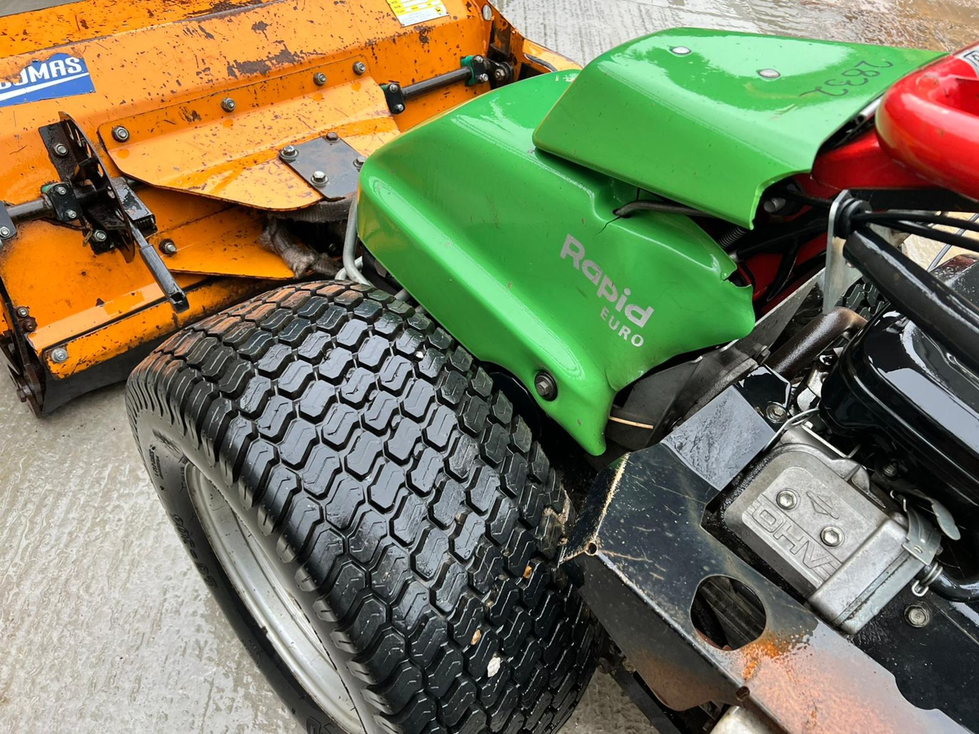 2014 RAPID EURO WALK BEHIND MOWER WITH PROCOMAS RTK100 FLAIL MOWER, RUNS DRIVES AND CUTS *PLUS VAT* - Image 9 of 14