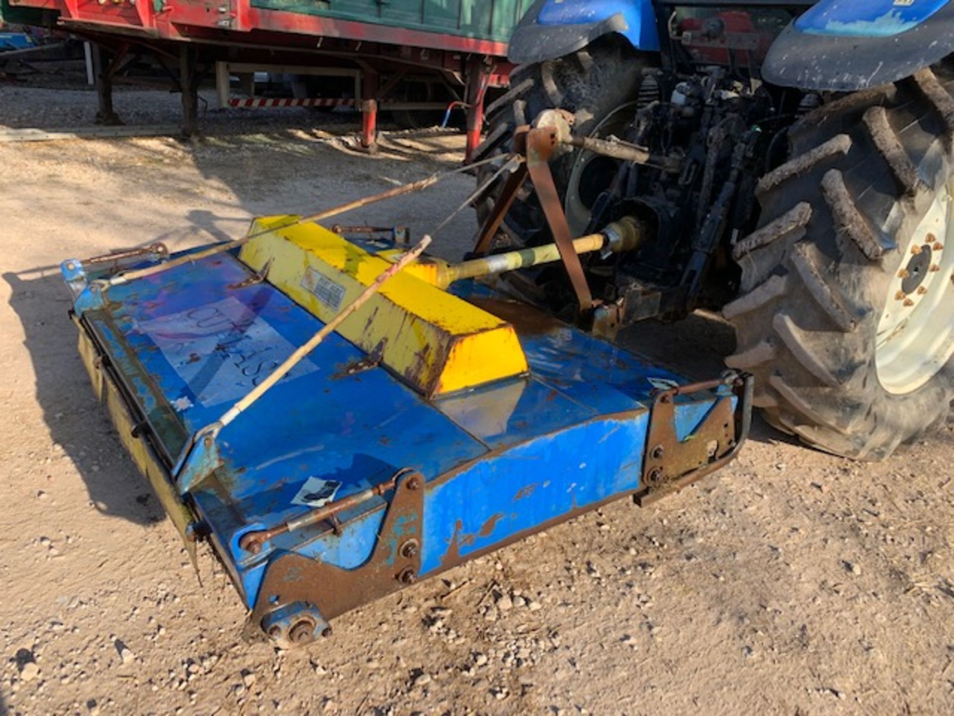 Portagri cutlass 7 ft topper mower has rear roller, runs and works *PLUS VAT* - Image 4 of 6