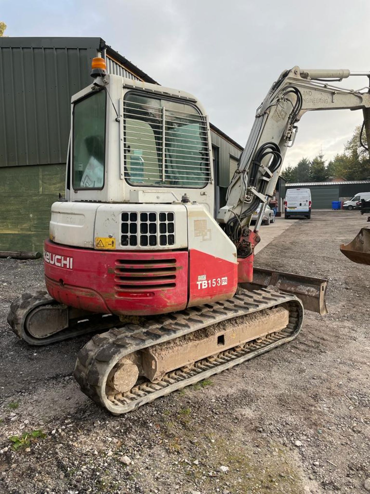 TAKEUCHI TB153FR 5.5 TON COMPACT EXCAVATOR / DIGGER, 4364 HOURS *NO VAT* - Image 4 of 10