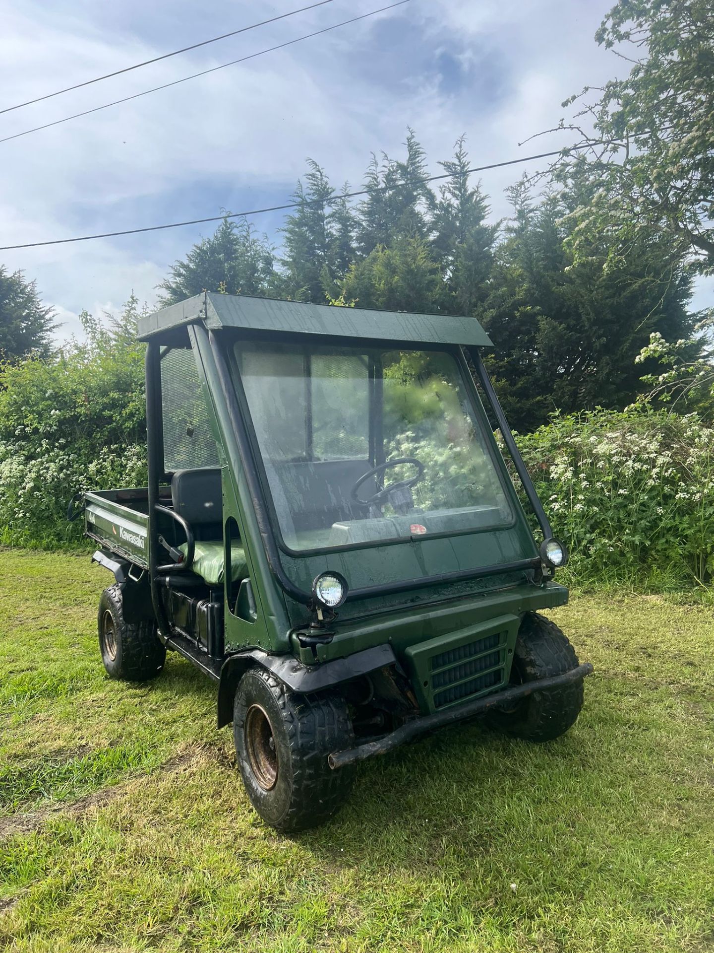 KAWASAKI DIESEL MULE RUNS AND DRIVES, 2 or 4 WHEEL "PLUS VAT"