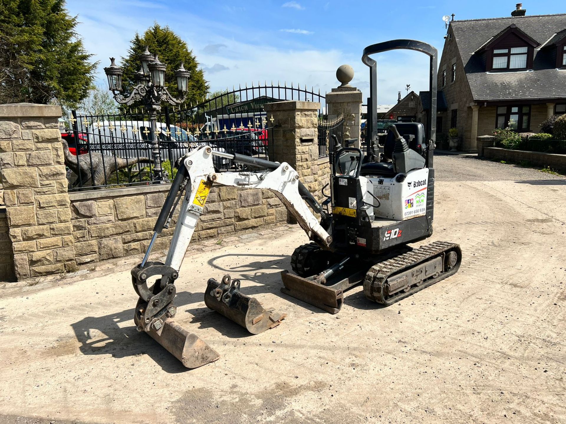 2020 Bobcat E10Z 1 Ton Mini Digger, Showing A Low 1127 Hours!X2 Buckets, Rubber Tracks "PLUS VAT" - Image 5 of 36