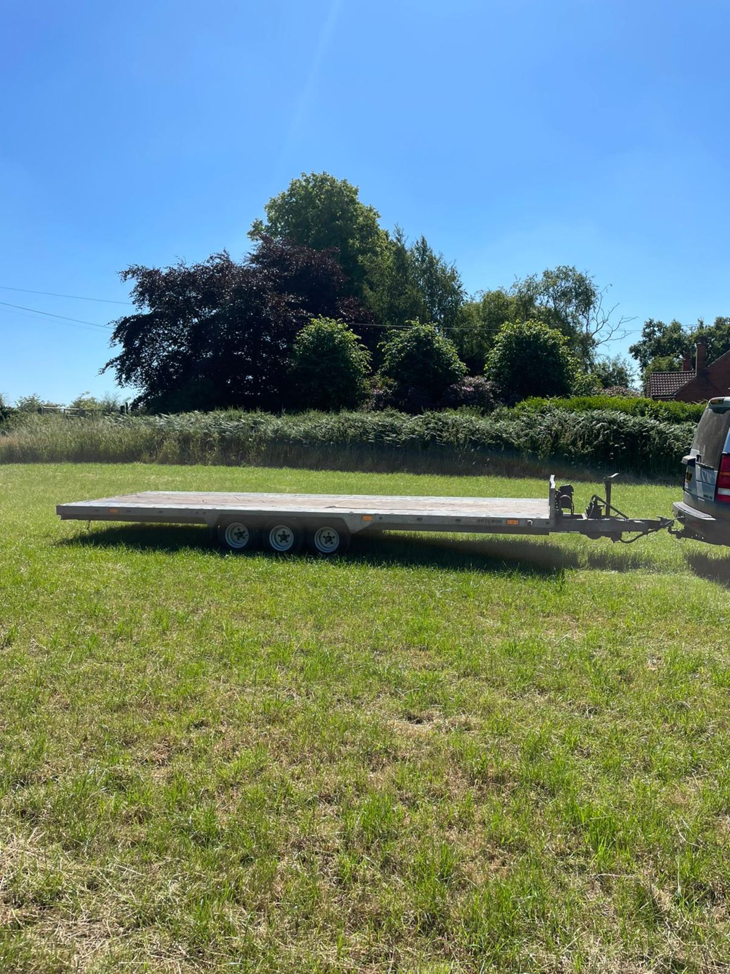 2019 BATESON 18FT TRI-AXLE TILT BED TRAILER 3500KG PAYLOAD *NO VAT* - Image 10 of 15