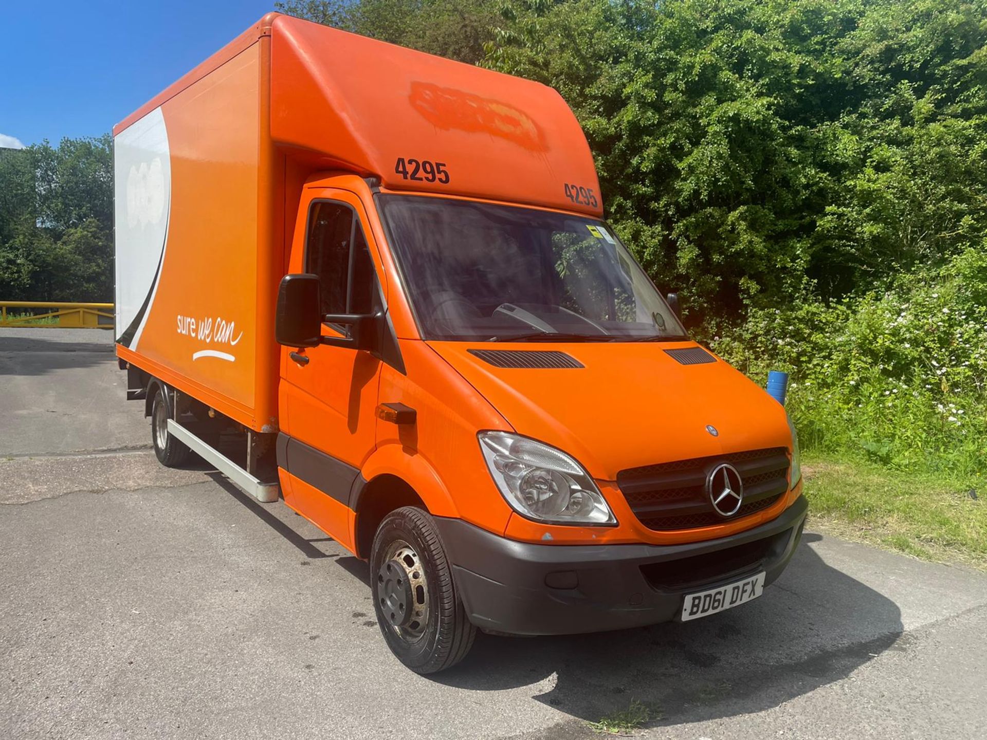 2011/61 MERCEDES-BENZ SPRINTER 513 CDI ORANGE HCV, 2 KEYS AND REVERSING CAMERA *NO VAT*