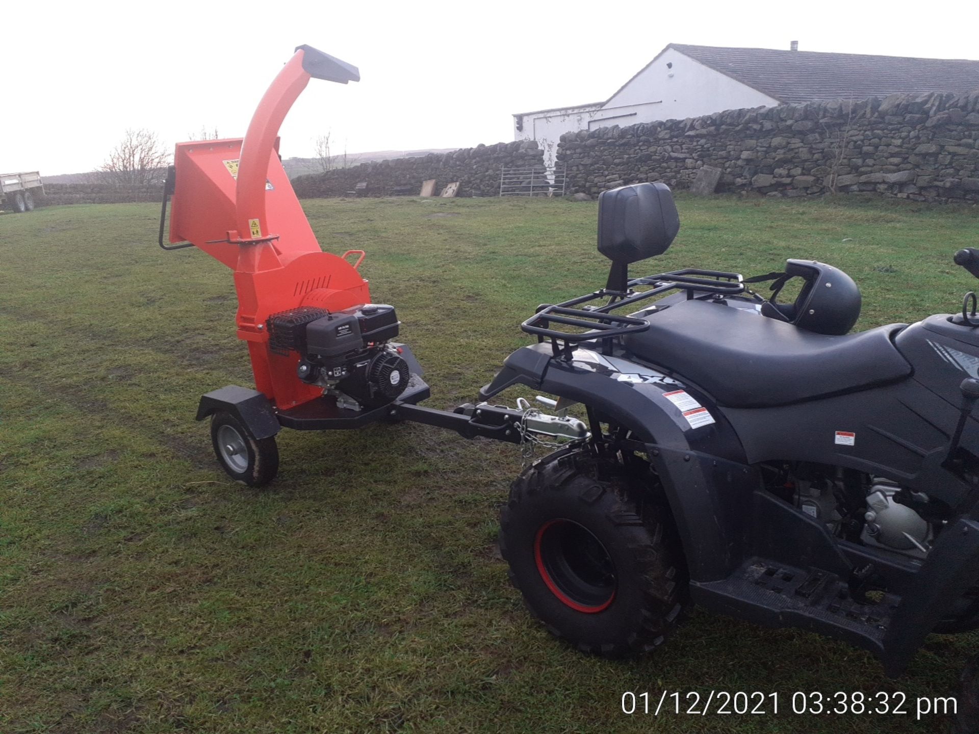 2022 Towable Petrol wood chipper low hours *PLUS VAT* - Image 5 of 9