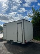 BOX TRAILER/SITE TRAILER KITCHEN/TOILET *PLUS VAT*